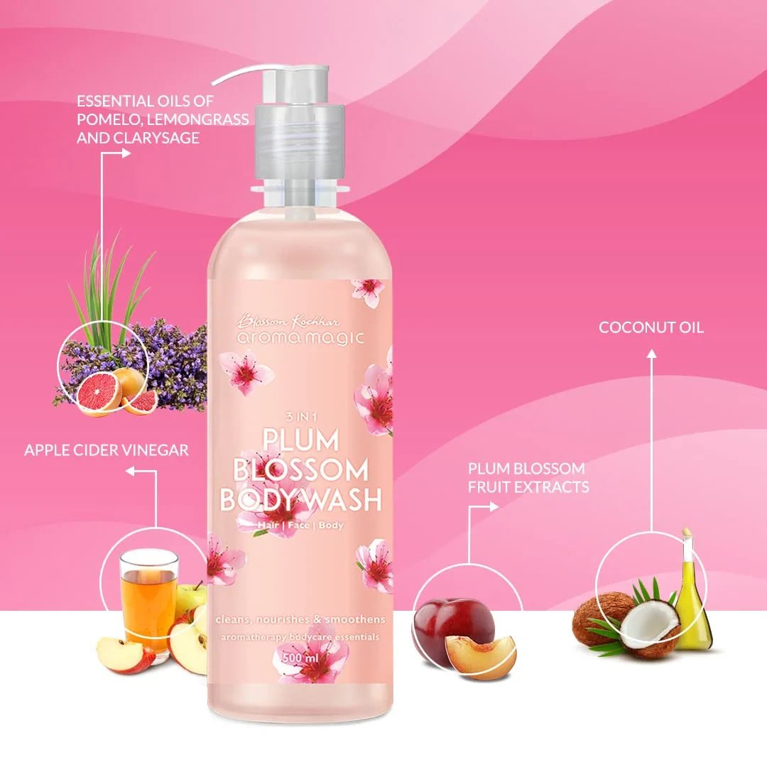 armbod - Aroma Magic 3 in 1 Plum Blossom Body Wash 500ml - Looknstyle