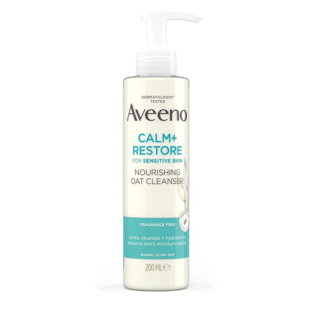 avcraocnsr - Aveeno Calm + Restore Nourishing Oat Cleanser - 200ml - Looknstyle