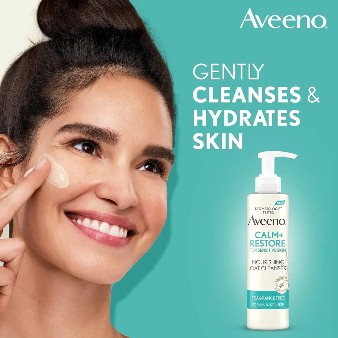 avcraocnsr - Aveeno Calm + Restore Nourishing Oat Cleanser - 200ml - Looknstyle