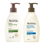 avlotomoi - Aveeno Daily Moisturizing Lotion & Skin Relief Moisturizing Lotion Combo - 354ml - Looknstyle
