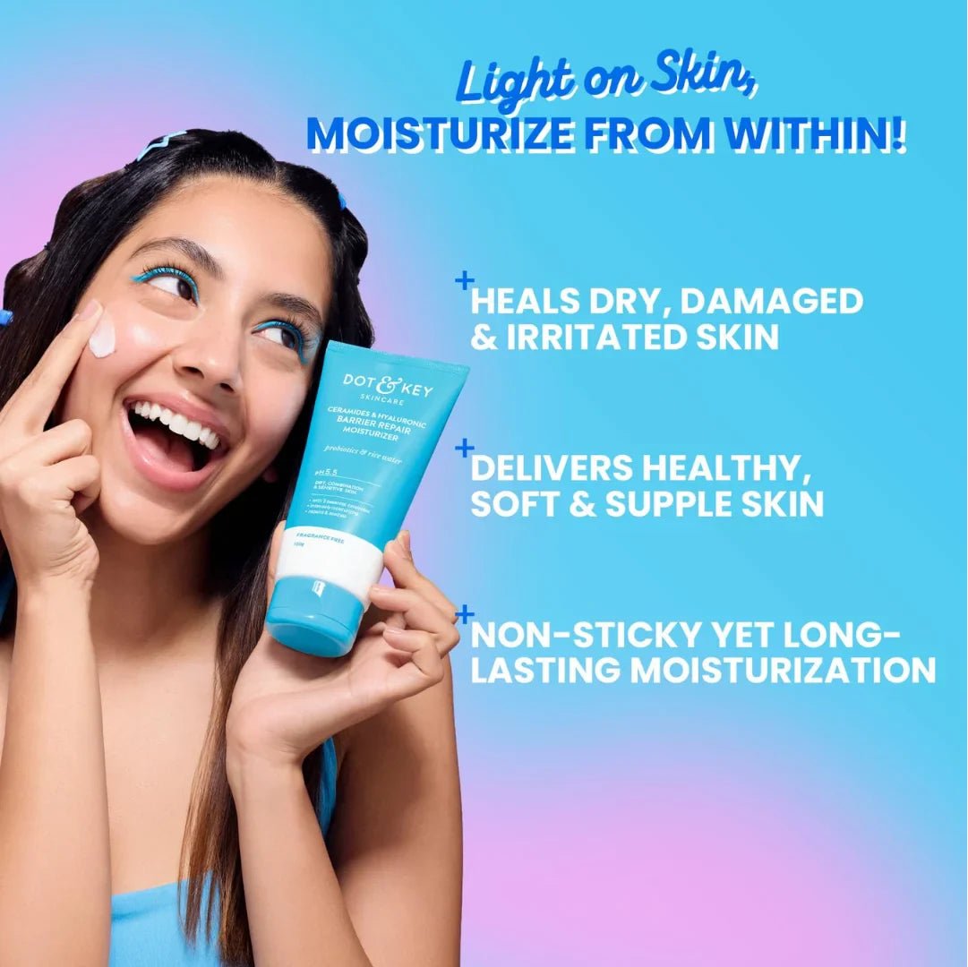 dkbamois - Dot & Key Ceramides & Hyaluronic Barrier Repair Moisturizer With Probiotic & Rice Water (175g) - Looknstyle