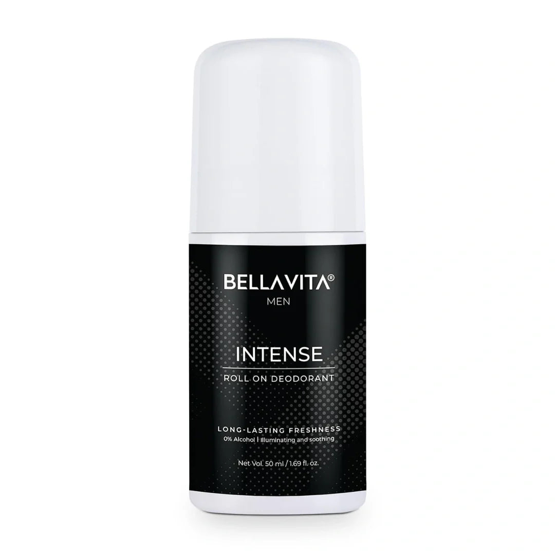 Bella Vita Intense Natural Underarm Roll On Deodorant for Men (50ml)