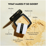 SUGAR Cosmetics SUGAR All Set To Go Banana Loose Powder Matte & Long lasting Coverage Blurs Pores & Fine Lines 7 g (Pack of 1) Banana Powder