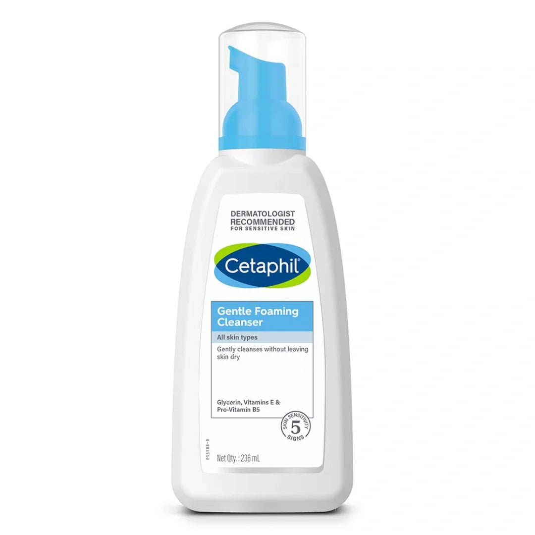 Cetaphil Gentle Foaming Cleanser  For dry to normal, sensitive skin 236ml