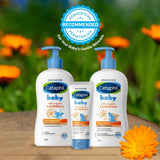 Cetaphil Baby Daily Lotion - 400ml and Cetaphil Baby Cream, Face & Body Moisturizing Cream - 85g | Advance Protection with Calendula
