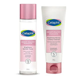 Cetaphil Bright Healthy Radiance Refresh Toner - 150ml & Brightness Reveal Creamy Cleanser 100g
