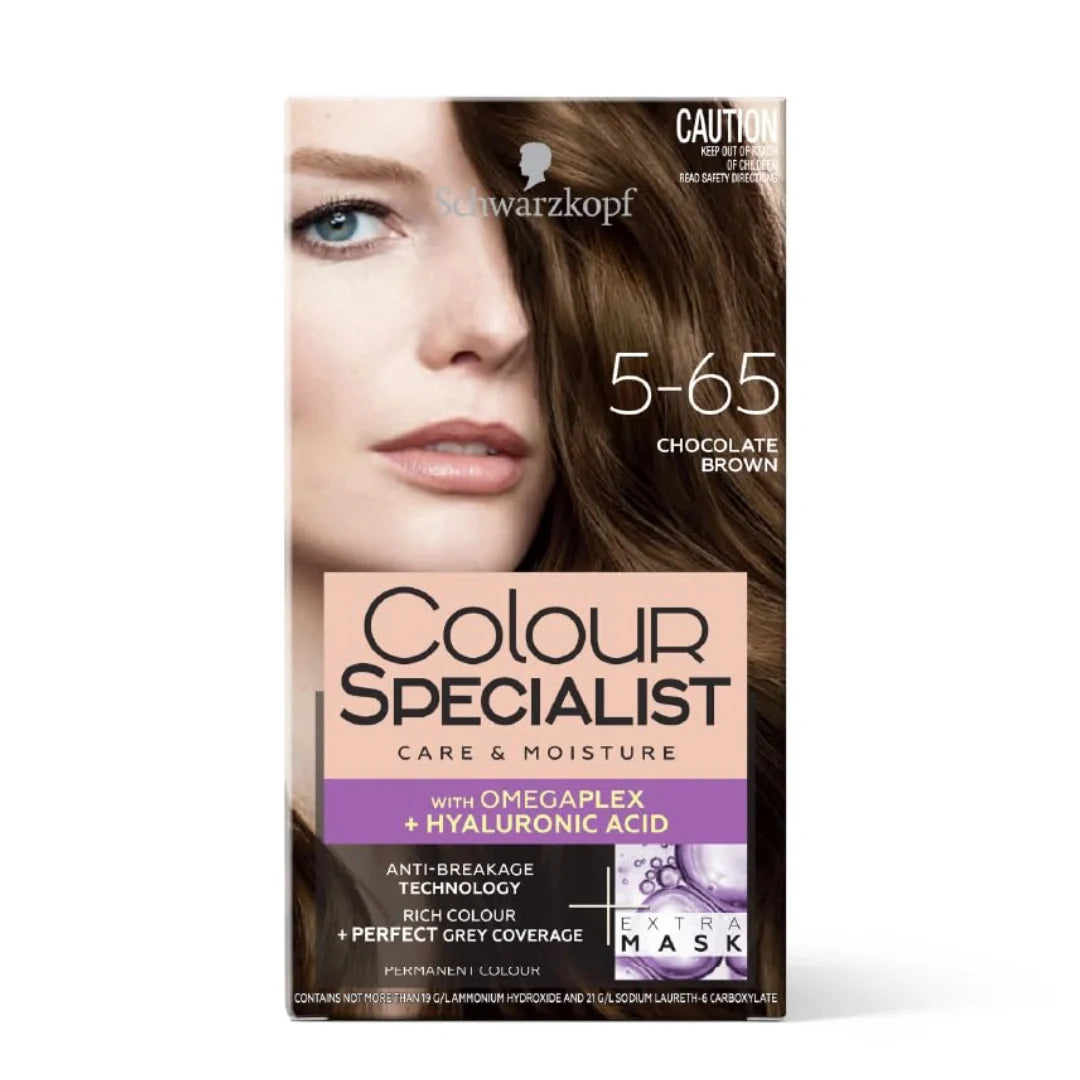 Schwarzkopf Colour Specialist Permanent Hair Colour - 5.65 Chocolate Brown (165ml)