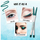 FACESCANADA Ultime Pro Twist Eye Metallic Kajal Liner stick - Green,0.35G|High Impact Intense Color In 1 Stroke|24Hr Long Stay|Matte Finish|Soft Texture|Waterproof&Smudgeproof|Made With Carnauba Wax