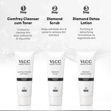 VLCC Diamond Facial Kit - 60g | Skin Purifying with Parlour Glow |
