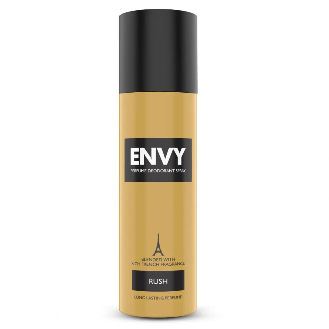 ENVY Fiery Deo & Rush Deo | Long Lasting Deodorant Set for Men-120ml (Pack of 2)