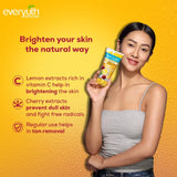 Everyuth Naturals Brightening Lemon&Cherry Face Wash|Deep Cleansing,Oil Control&Tan Reduction|Simple Face Wash|Removes Dirt&Oil|100% Soapfree|For All Skin Types|Paraben Free - 150 G (Pack Of 2)