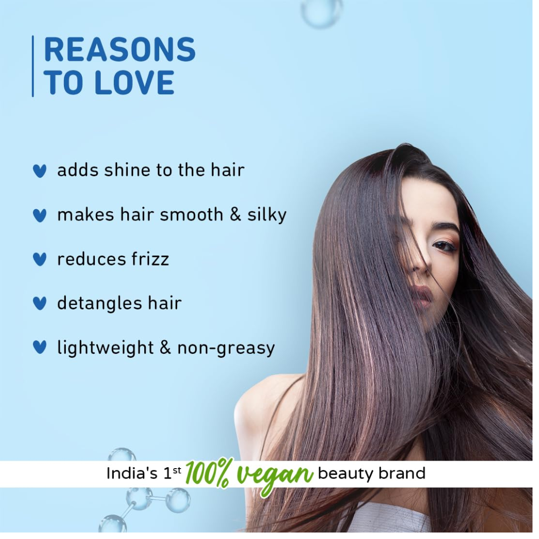 Plum Coconut & Squalane Nutri-Shine Hair Serum | Frizz Control & Instant Shine | Enriched with Vitamin E & Almond Oil | Coconut-Vanilla Fragrance | 75ml