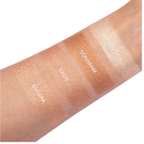 Daily Life Forever52 4 Color Palette Smooth Shine Highlighter Waterproof Long-Lasting Easy-To-Blend Shimmery Powder for Perfect Face Makeup (Desert Glow) DGH002 DGH002