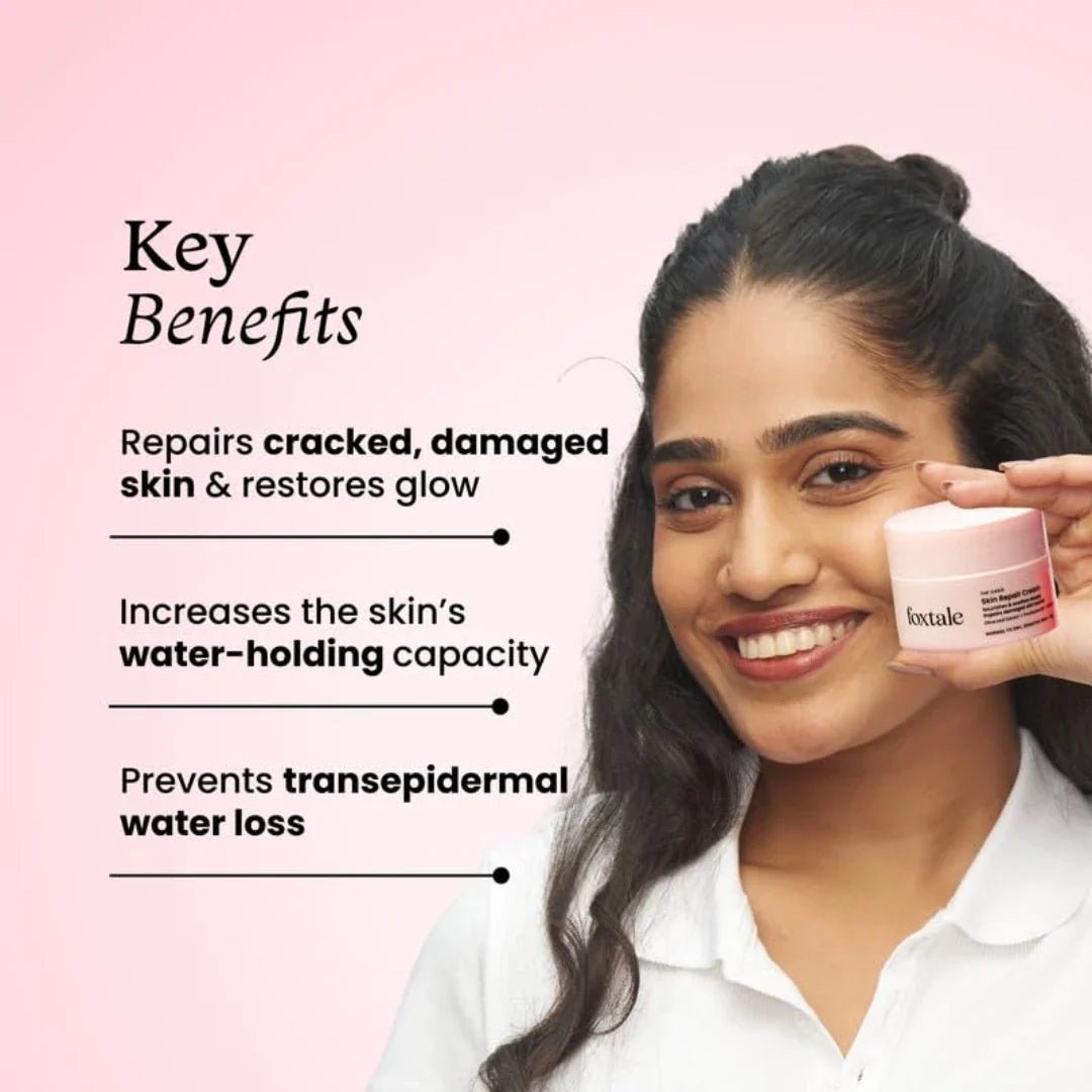 fxsrcrm - Foxtale Skin Repair Cream With Olive Leaf Extract, Provitamin B5 & Niacinamide (50g) - Looknstyle