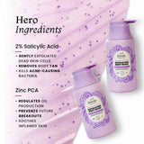 fxebw - Foxtale Exfoliating Body Wash 2% Salicylic Acid & Zinc PCA, Reduces Body Acne & Smoothens Skin (250ml) - Looknstyle