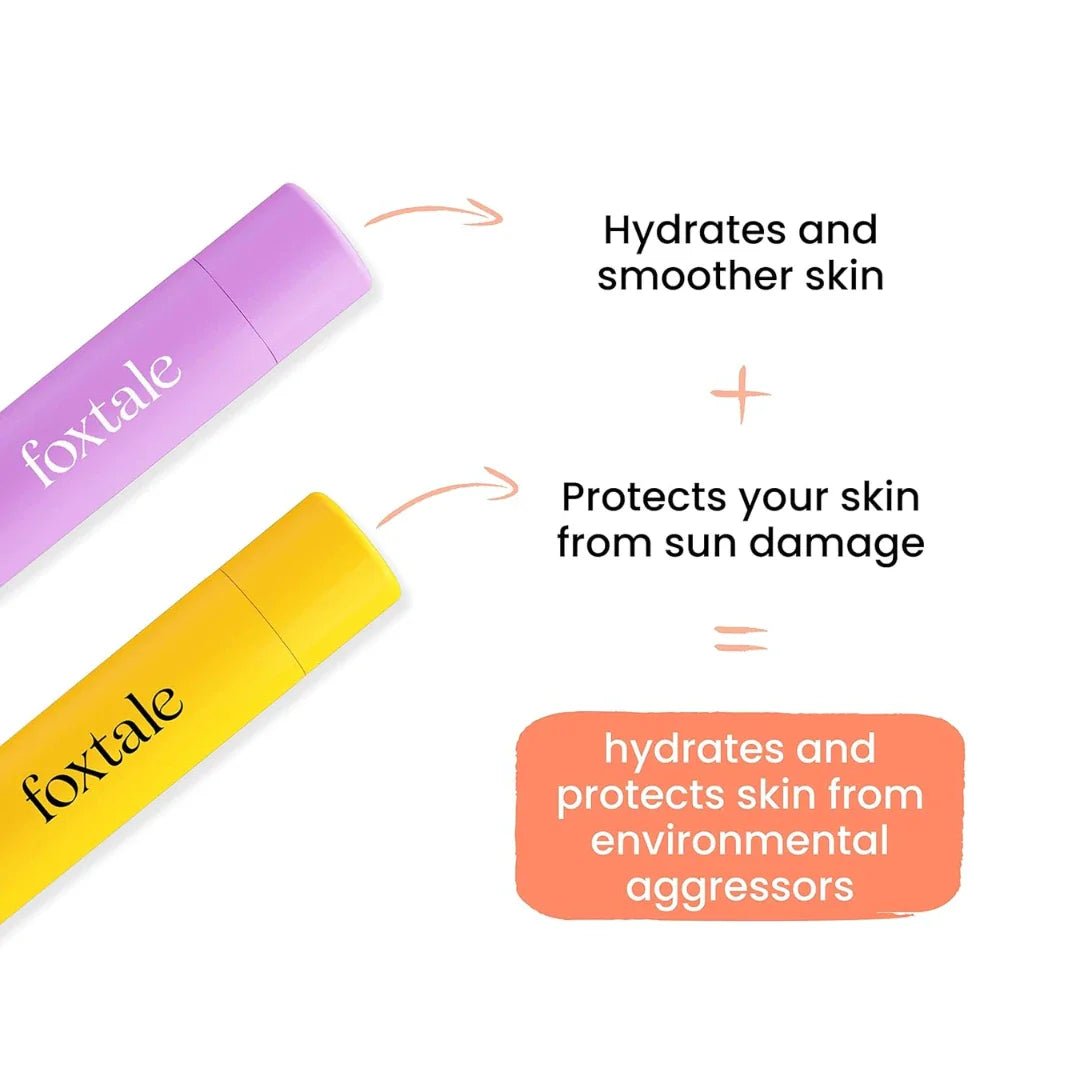 fxsumoi - Foxtale Dewy Skin Duo | Ceramide Supercream Moisturizer - 50ml + Dewy Finish Sunscreen 50ml - Looknstyle