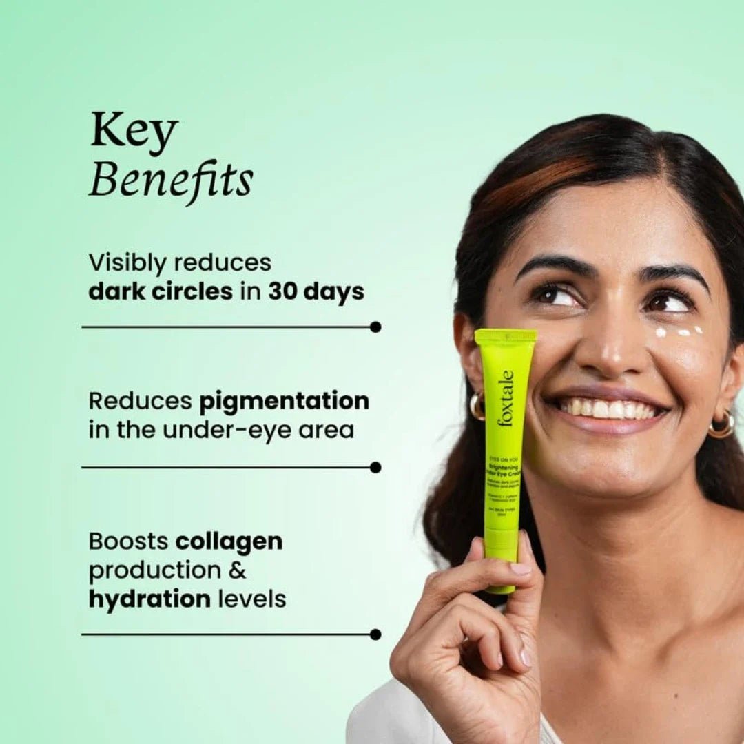 fxbrudecrm - FoxTale Brightening Under Eye Cream (20ml) - Looknstyle