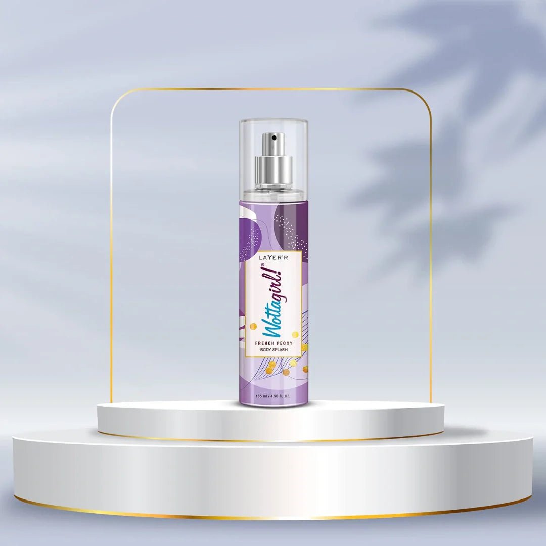 layfrpeo-1 - Layer'r Wottagirl French Peony Body Splash Spray For Women (135ml) - Looknstyle