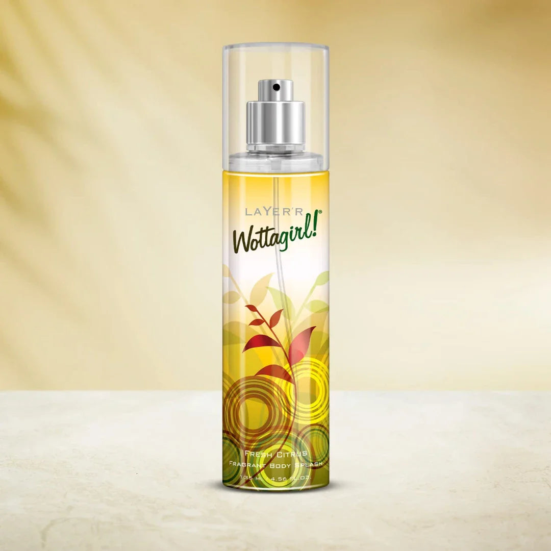 Layer'r Wottagirl Fresh Citrus Body Splash for Women (135ml)