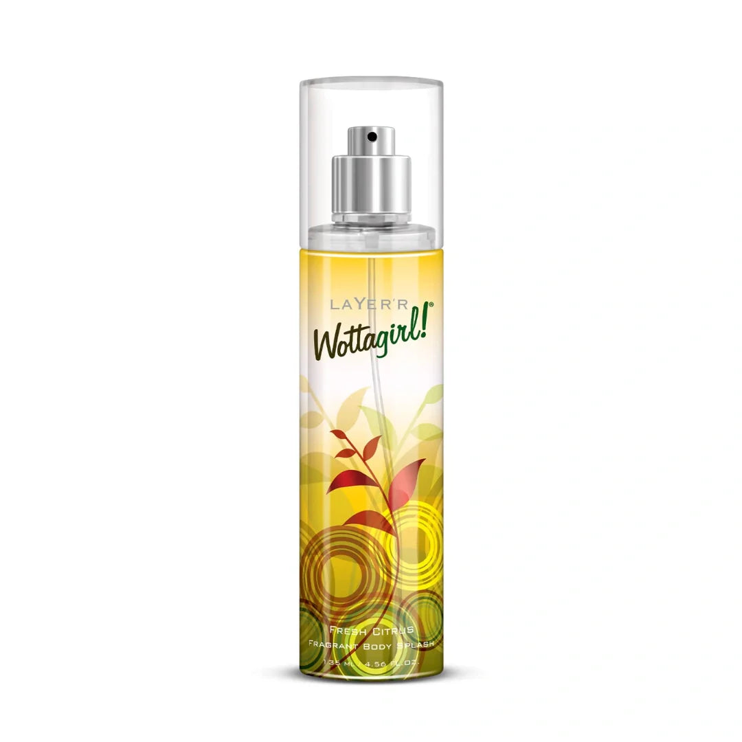 Layer'r Wottagirl Fresh Citrus Body Splash for Women (135ml)