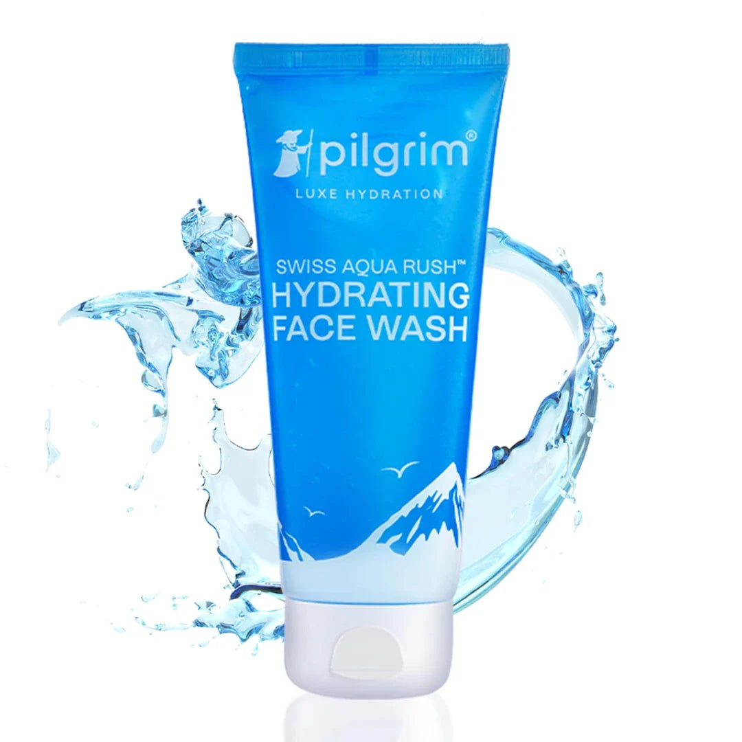Pilgrim SWISS AQUA RUSH™ HYDRATING FACE WASH for men & women (100ml)