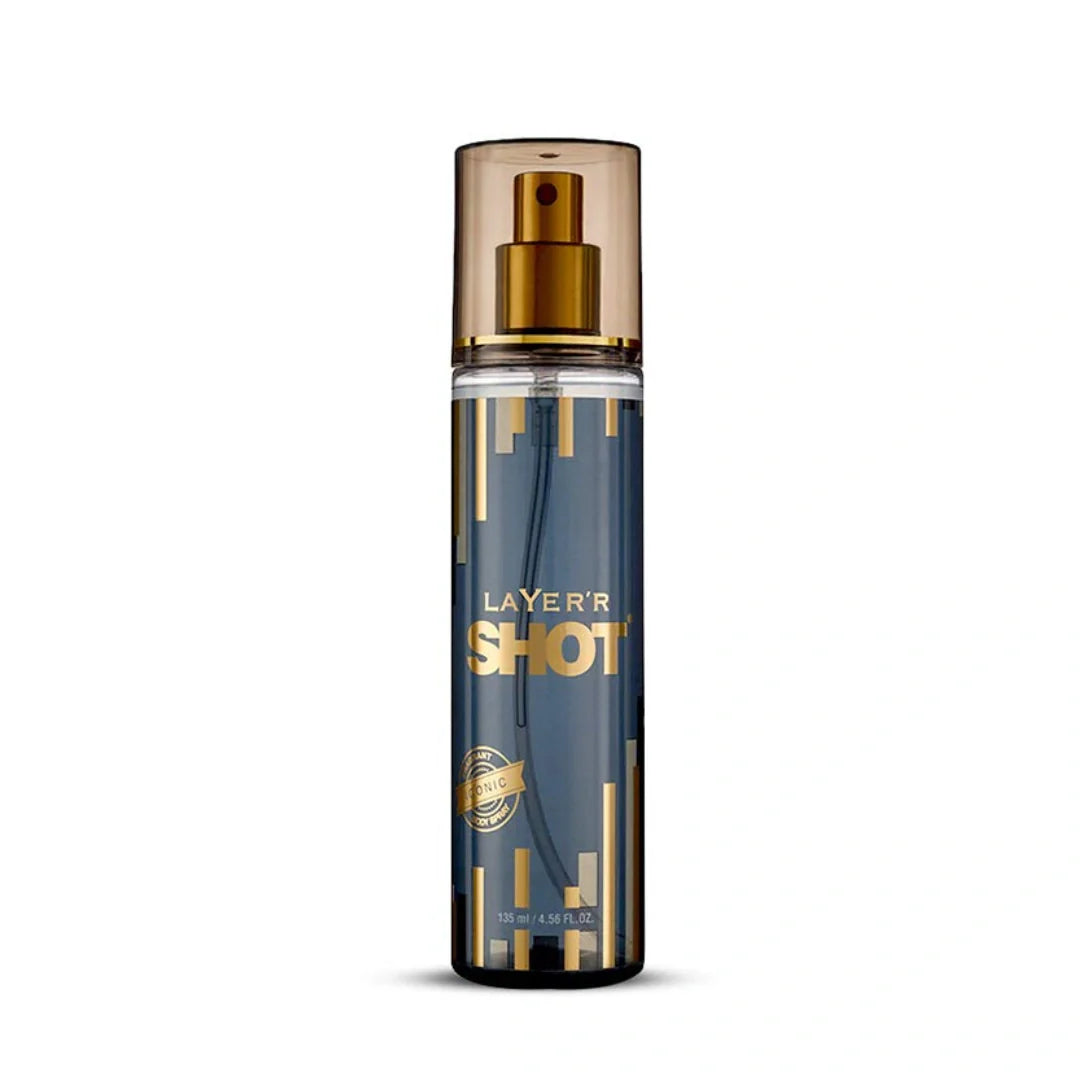 Layer'r Shot Gold Iconic Body Spray For Women  (135ml)