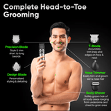 grooming set - VEGA VHTH - 32 9 In 1 Pro Multi Grooming Trimmer For Men - Looknstyle