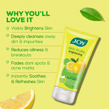 jolemfw - Joy Skin Brightening Lemon Face Wash For Oily Skin (150ml) - Looknstyle