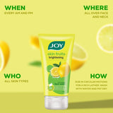 jolemfw - Joy Skin Brightening Lemon Face Wash For Oily Skin (150ml) - Looknstyle