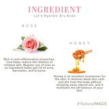 Khadi Natural Rose & Honey Body Wash| Cleaner and glowing skin| Shower Gel with fragrance of rose and honey|SLS & Paraben Free| Suitable for all skin types| 210ml