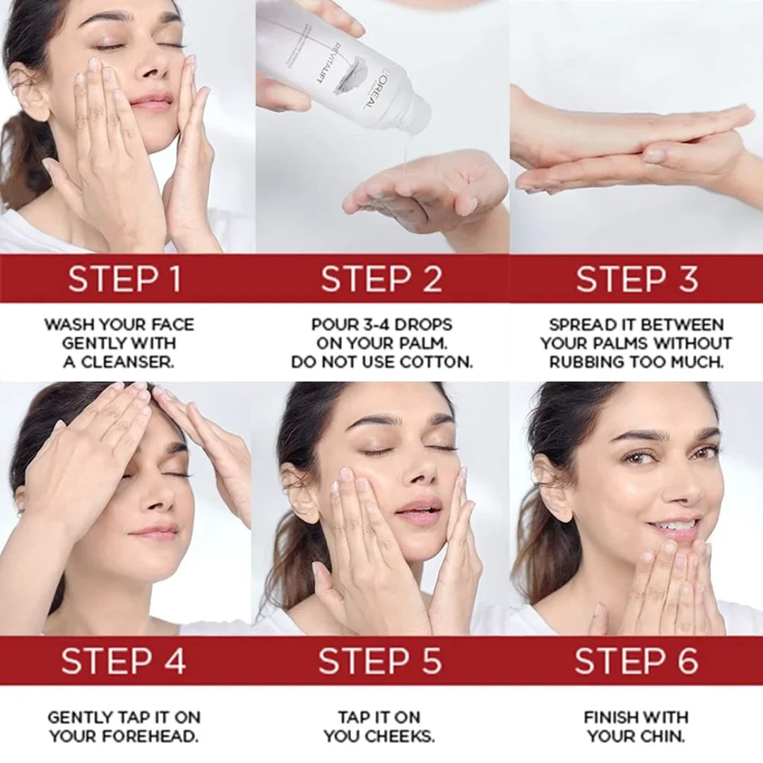 L'Oreal Paris Revitalift Crystal Micro-Essence, Ultra-lightweight facial essence, With Salicylic Acid, For Clear Skin (130ml)