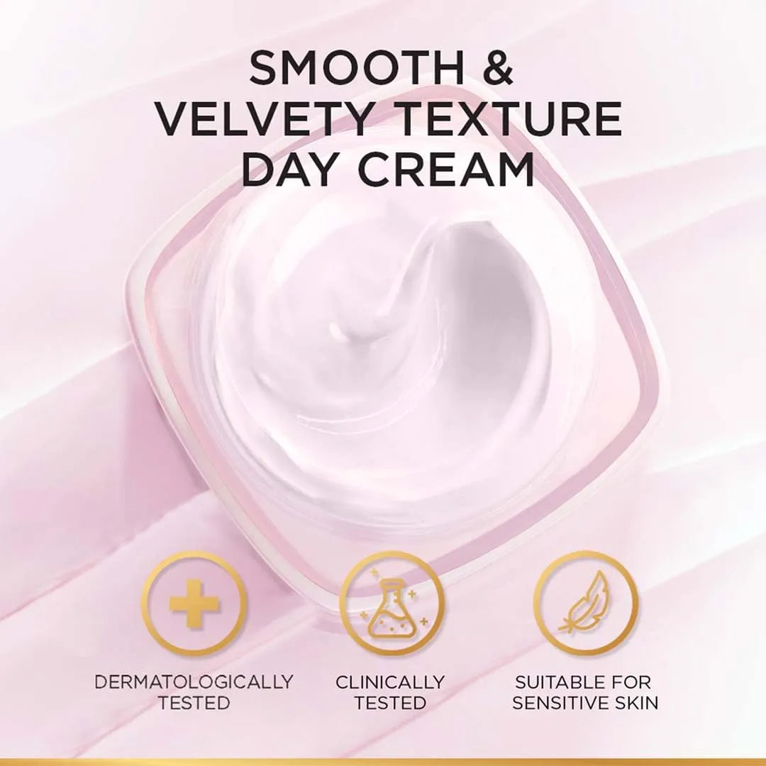 L'Oreal Paris Glycolic Bright Glowing Day Cream, Overnight Brightening Cream, Glycolic Acid in Gel-Like Cream Texture, that Visbily Minimizes Spots & Reveals Glowing skin (50ml)