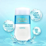 L'Oréal Paris Make-Up Remover, For Lips, Eyes and Face, Removes Waterproof makeup, Dermo Expertise (125ml)