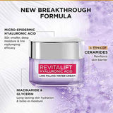 L'Oreal Paris Day Cream for Women, Hydrates and Replumps, For Radiant Skin, Revitalift Hyaluronic Acid, (15ml)