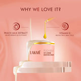 Lakme Peach Milk Soft Creme Moisturizer, Lightweight Face Cream, Non Sticky, Locks Moisture For 24 Hours For Soft And Glowing Skin, (100g)