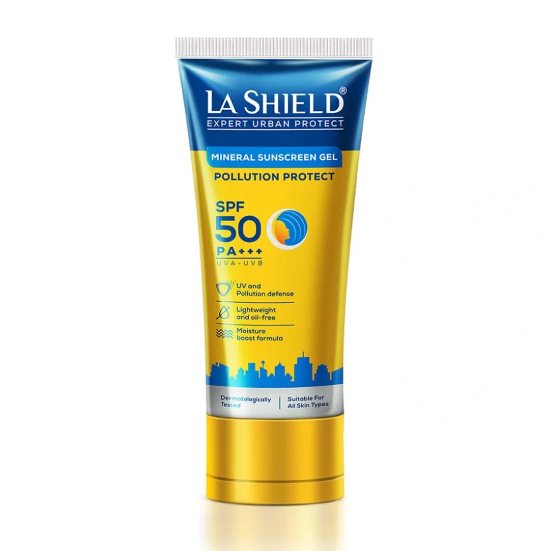 lashisun - La Shield Mineral Sunscreen Gel Pollution Protect SPF 50 PA+++ UVA/UVB (50g) - Looknstyle
