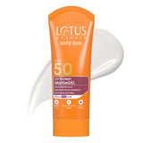 lohsfsn50 - Lotus Herbals Sunscreen for Women & Men | Safe Sun UV Screen Matte Gel Sunscreen SPF 50 & PA+++ (100g) - Looknstyle