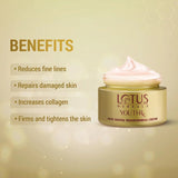 loherdaycrm - Lotus Herbals YouthRx Anti Ageing Transforming Face Cream SPF 25 and PA+++ | Reduce Dark Spots and Blemishes| Preservative Free |Suitable For Oily, Dry & Combination Skin| For Women and Men| 50g - Looknstyle