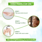 Mamaearth Rice Face Wash & Vitamin C Face Wash - 100ml (Pack of 2)