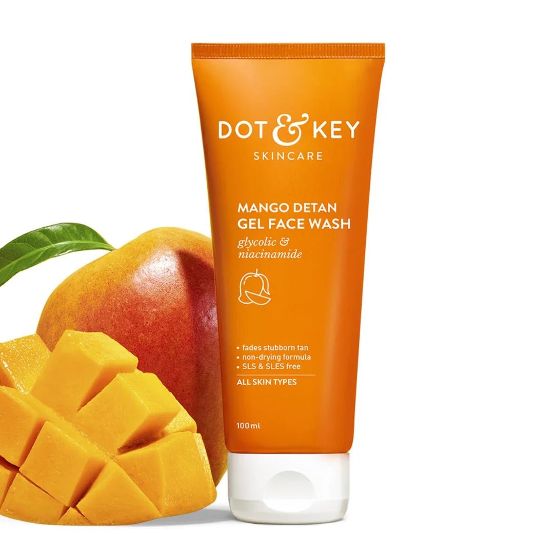 dkmafw - Dot & Key Mango Detan Gel Face Wash (100ml) - Looknstyle