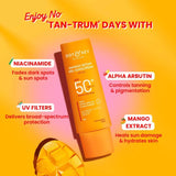 dkmasucrn - Dot & Key Mango Detan Gel Sunscreen SPF 50+ PA+++ | Oil - Free, With Alpha - Arbutin & Niacinamide (80g) - Looknstyle
