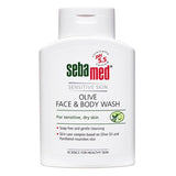 Sbmolivebody - SebaMed Olive Face & Body Wash, Extra Mild For Sensitive, Dry Skin, Ph5.5, Soap Free, 200ML - Looknstyle