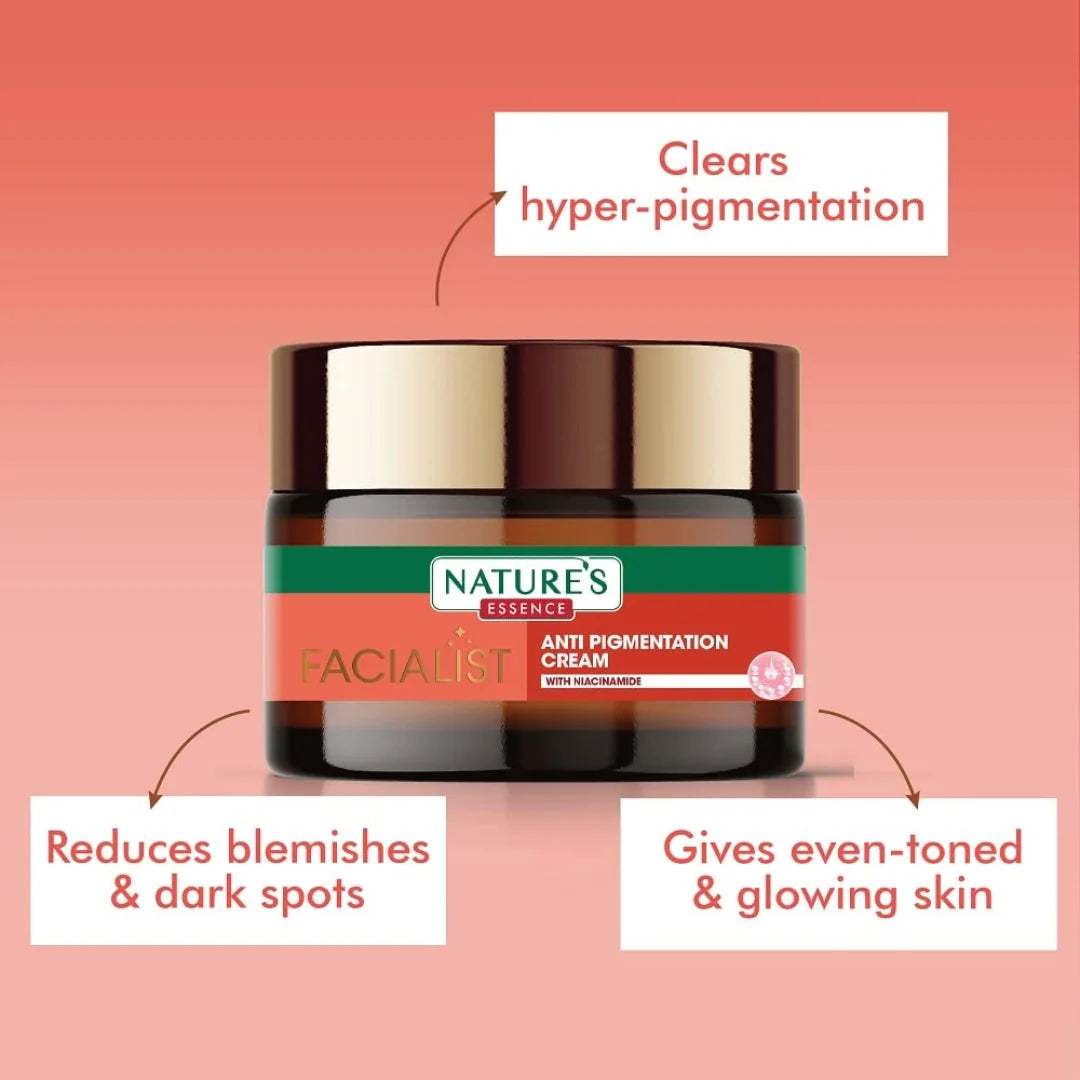 Nature's Essence Face Cream for Daily Use | Anti-Pigmentation With 10% Niacinamide for Women | 45gm