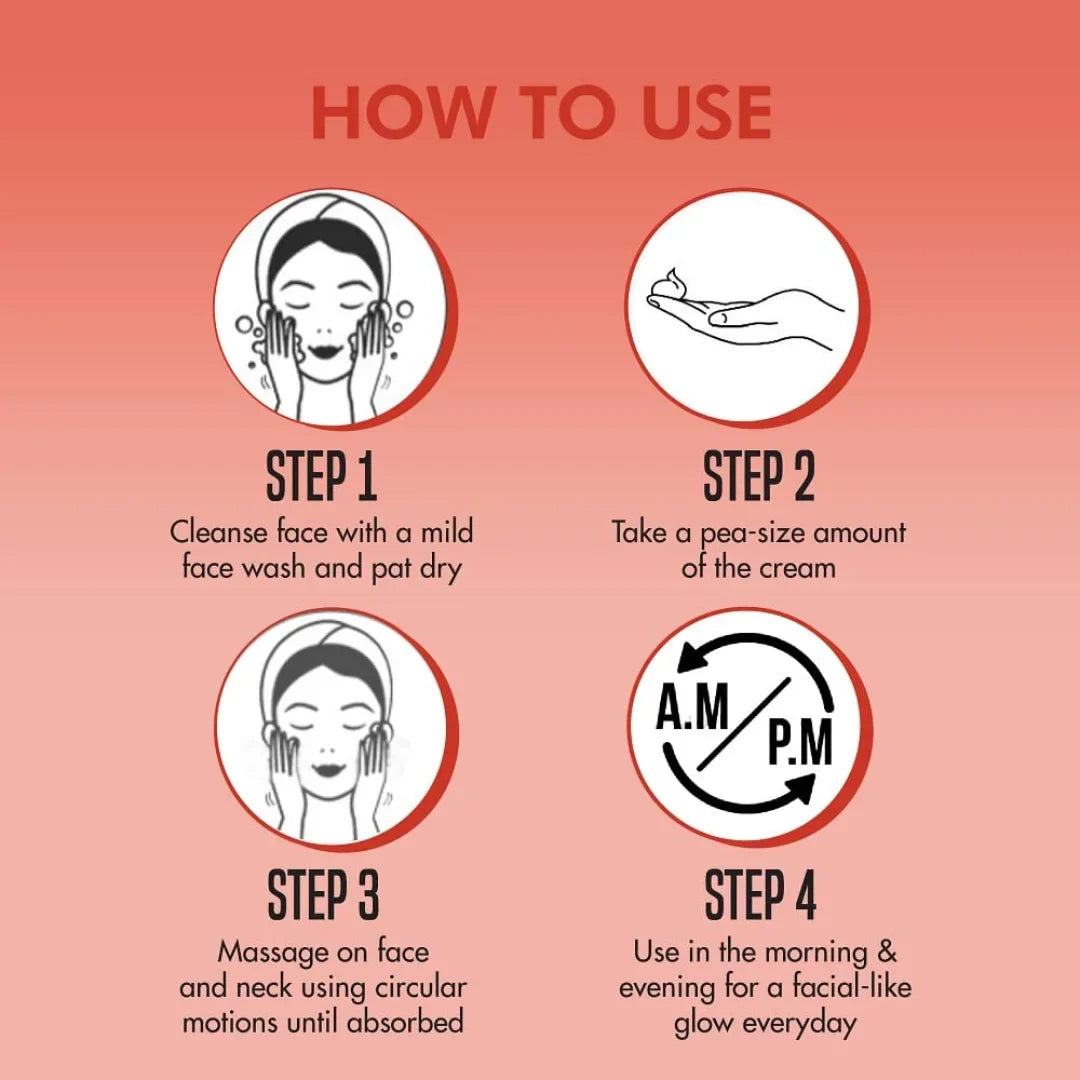 Nature's Essence Face Cream for Daily Use | Anti-Pigmentation With 10% Niacinamide for Women | 45gm