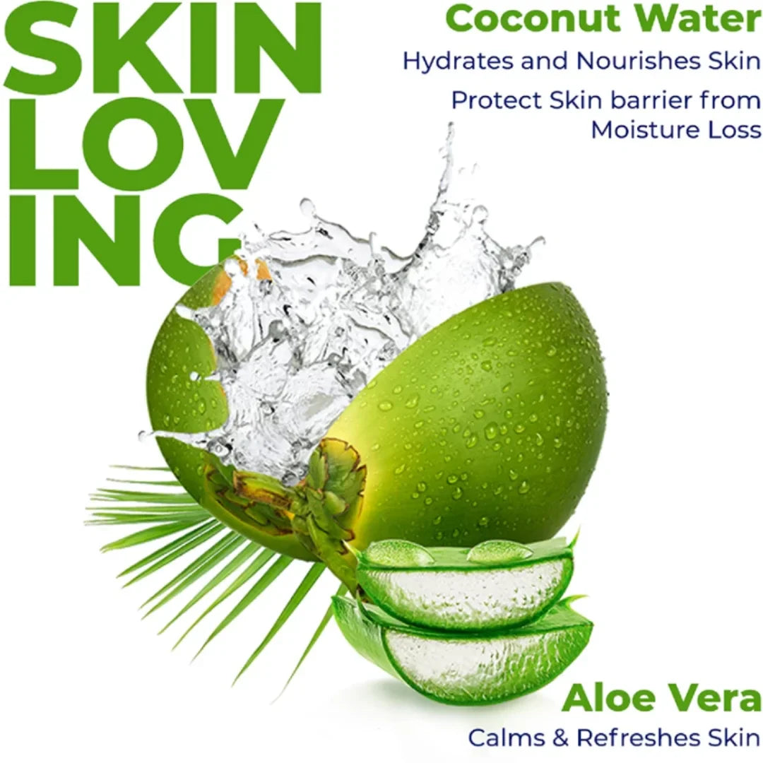 Parachute Advansed Rejuvenating Shower Gel with Aloe Vera & 100% Natural Coconut Water, Soap Free  (250 ml)