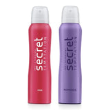 stepiromd - Secret Temptation Pink & Romance Deodorant for Women - 150ml (Pack of 2) - Looknstyle