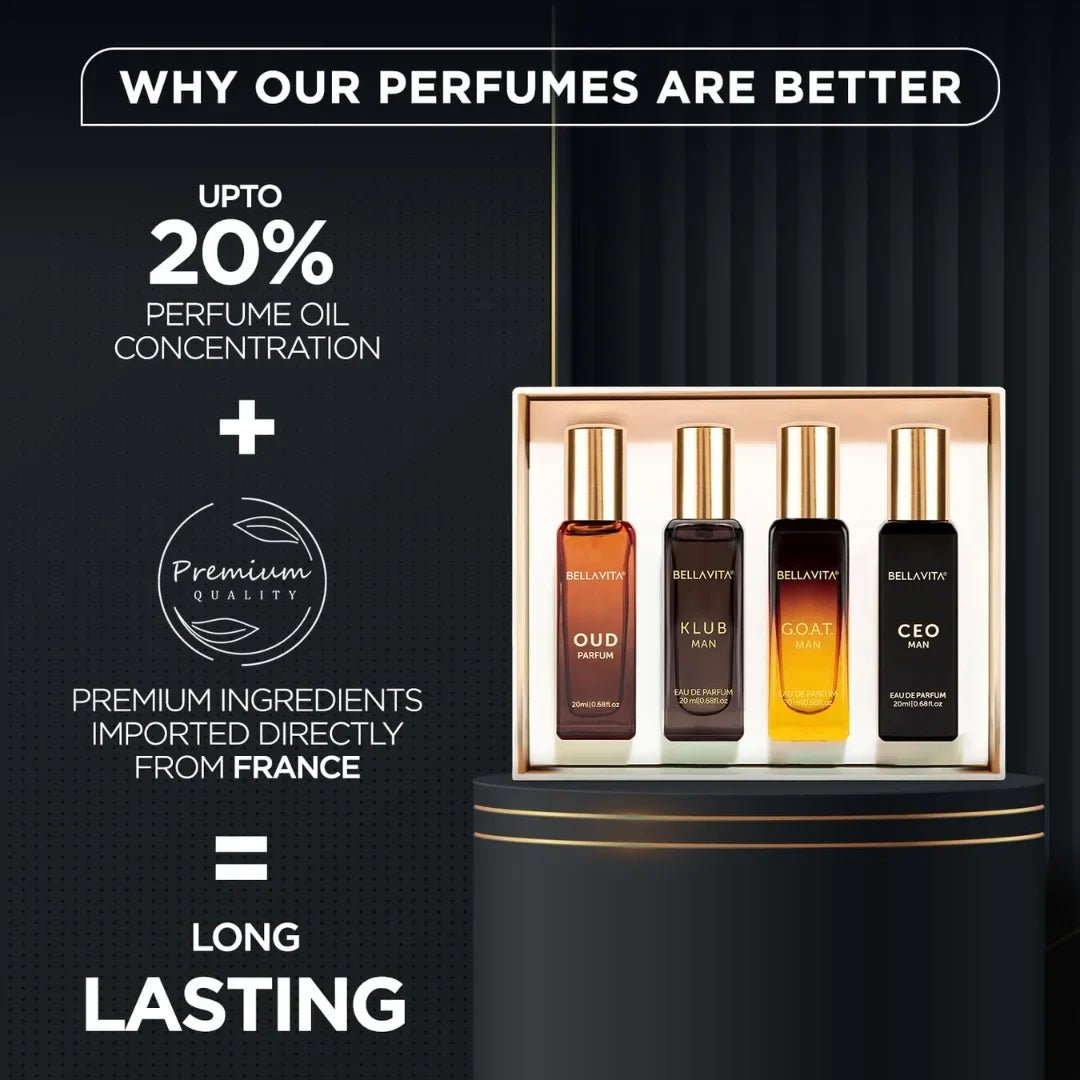 belamnst - Bella Vita Luxury Man Perfume Gift Set (4Pcs) - Looknstyle