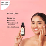 Pilgrim French Red Vine Face Wash with Vitamin C & goodness of Aloe for Anti Ageing & Dark Spots (100ml)