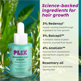 PLIX - THE PLANT FIX Fix Rosemary Advanced Anti Hair Fall Shampoo-200ml & Serum-30ml