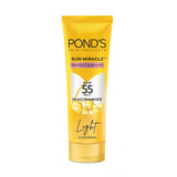 POND’S Sun Miracle SPF 55 PA+++ Light Sunscreen - Protect & Bright, With 3% Niacinamide (50g)